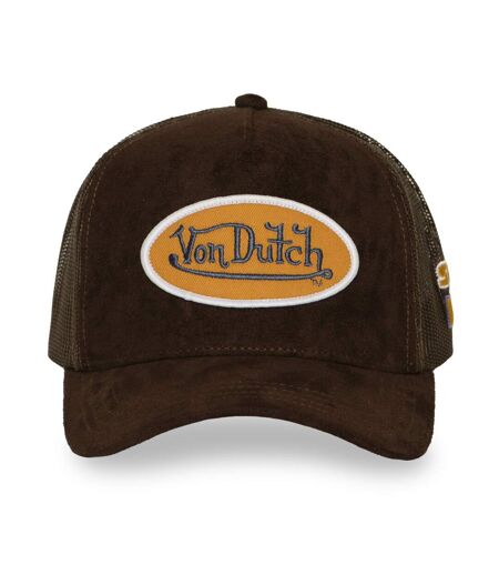 Casquette trucker filet en suédine avec patch Fur Ganache Vondutch
