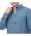 Mens Linen Regular Shirt Blue Gant-3