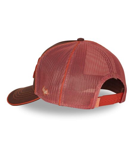 Casquette baseball avec filet et écusson brodé Corail Vondutch