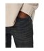 Mens 5 Pockets Slim Jeans Black Only-4