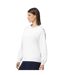 Sweat softstyle adulte blanc Gildan-3