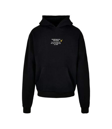 Sweat À Capuche Motif/style Imprimé Au Dos Intepol Homme Noir Mister Tee