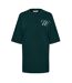Womens/ladies Logo Oversized T-shirt Dark Green Jack Wills-2
