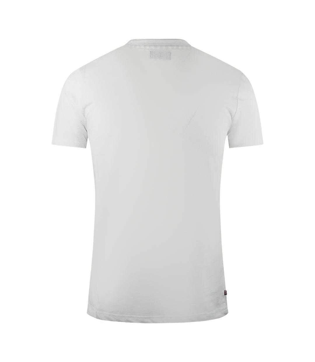 T-shirt Motif Logo London Aldis Homme Blanc Aquascutum-2