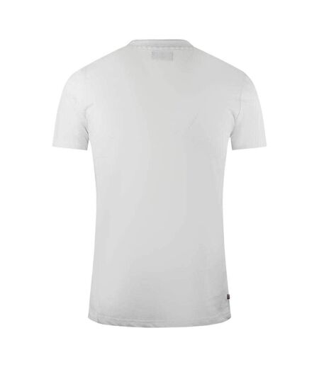 T-shirt Motif Logo London Aldis Homme Blanc Aquascutum