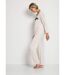 Pyjama uni manches longues maille douce-3