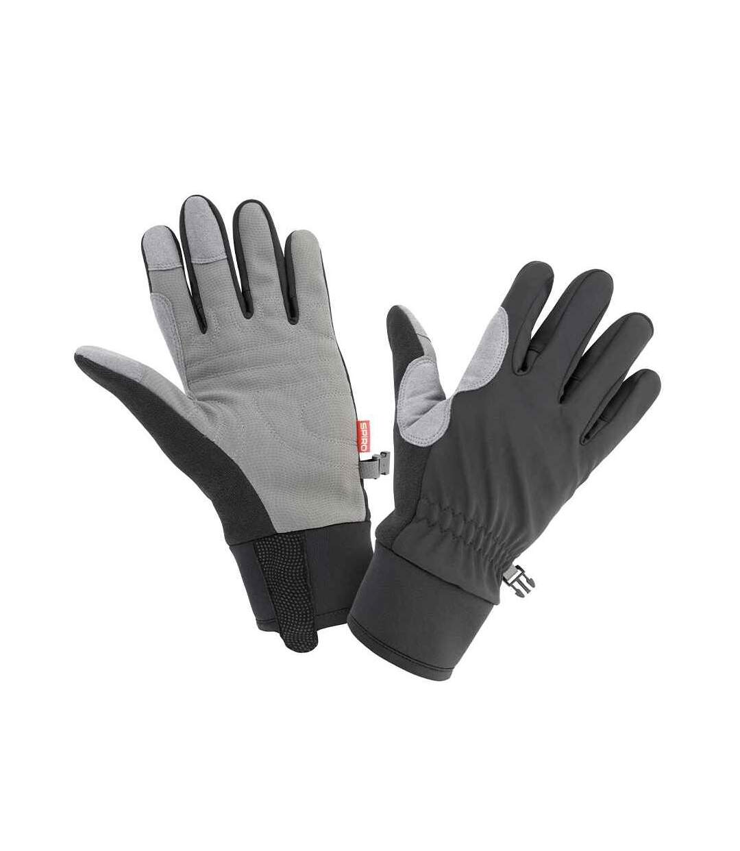 Gants d´hiver adulte s noir / gris Spiro-1