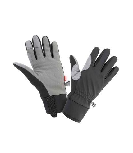 Unisex adult winter gloves l black/gray Spiro