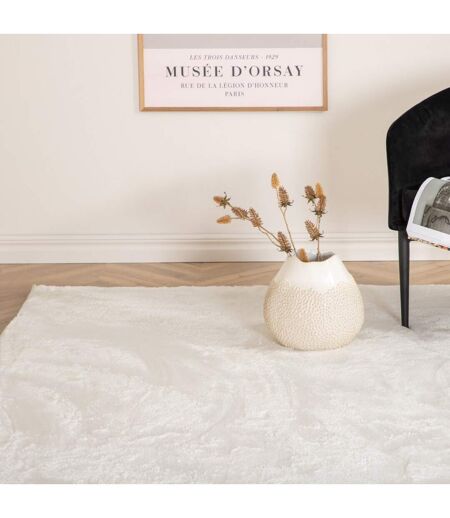 Tapis Design Uni Blanca 160x230cm Blanc
