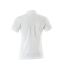 Womens/ladies Crossover Polo Shirt White Mascot-2