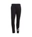 Mens Essentials Tapered Cuffed Jogging Bottoms Black Adidas-1