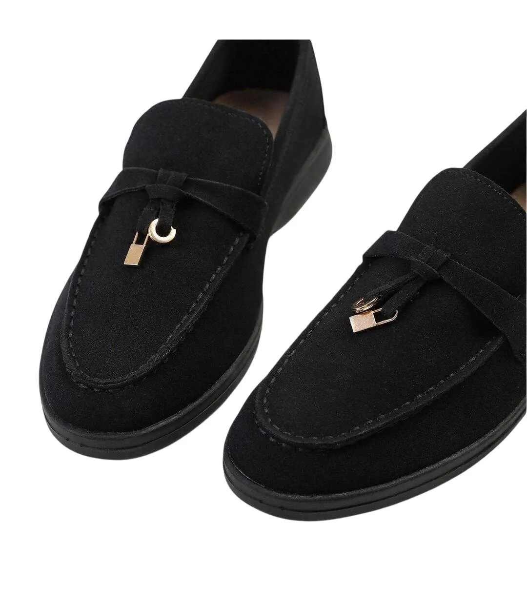 Mocassins Penny Pegasus Femme Noir Where´s That From-3