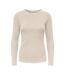 T-Shirt manches longues beige femme jdy fransiska-1