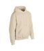 Unisex adult heavy blend hoodie sand Gildan-3