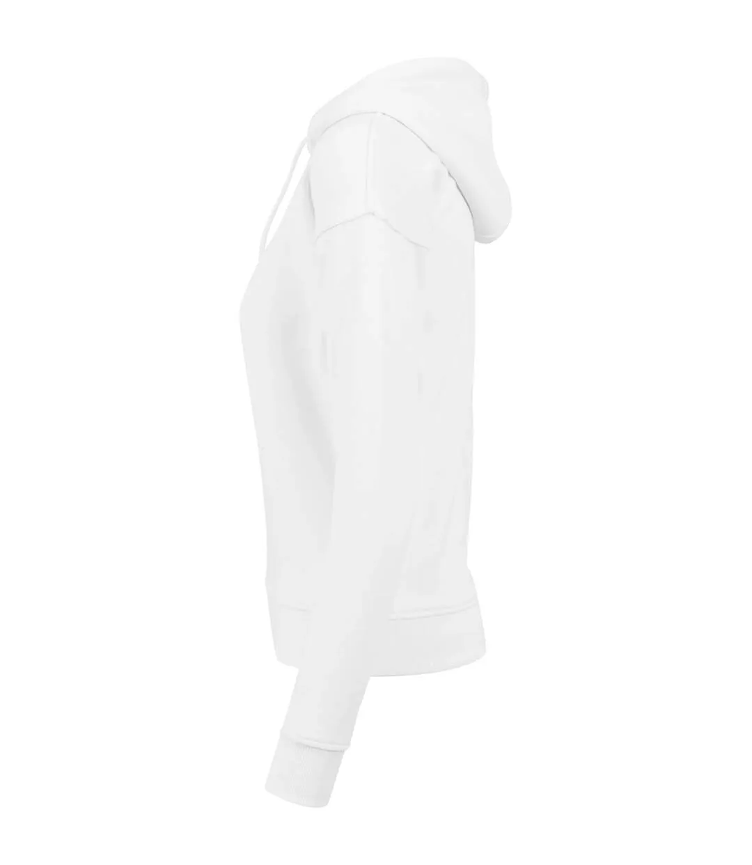 Womens/ladies Plain Hoodie White Urban Classics-3