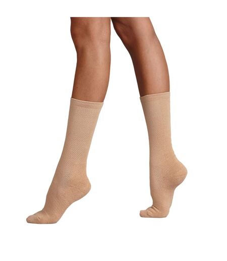 Chaussettes Compressives Et Adhérentes De Danse Femme Chair Silky Dance