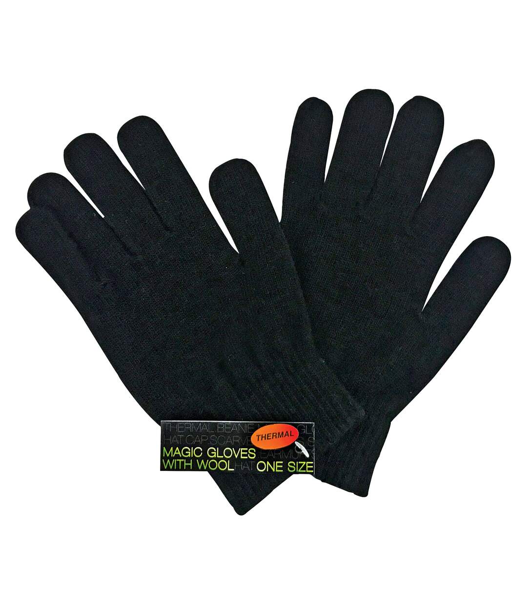 Mens Thin Knitted Winter Magic Thermal Wool Gloves-2