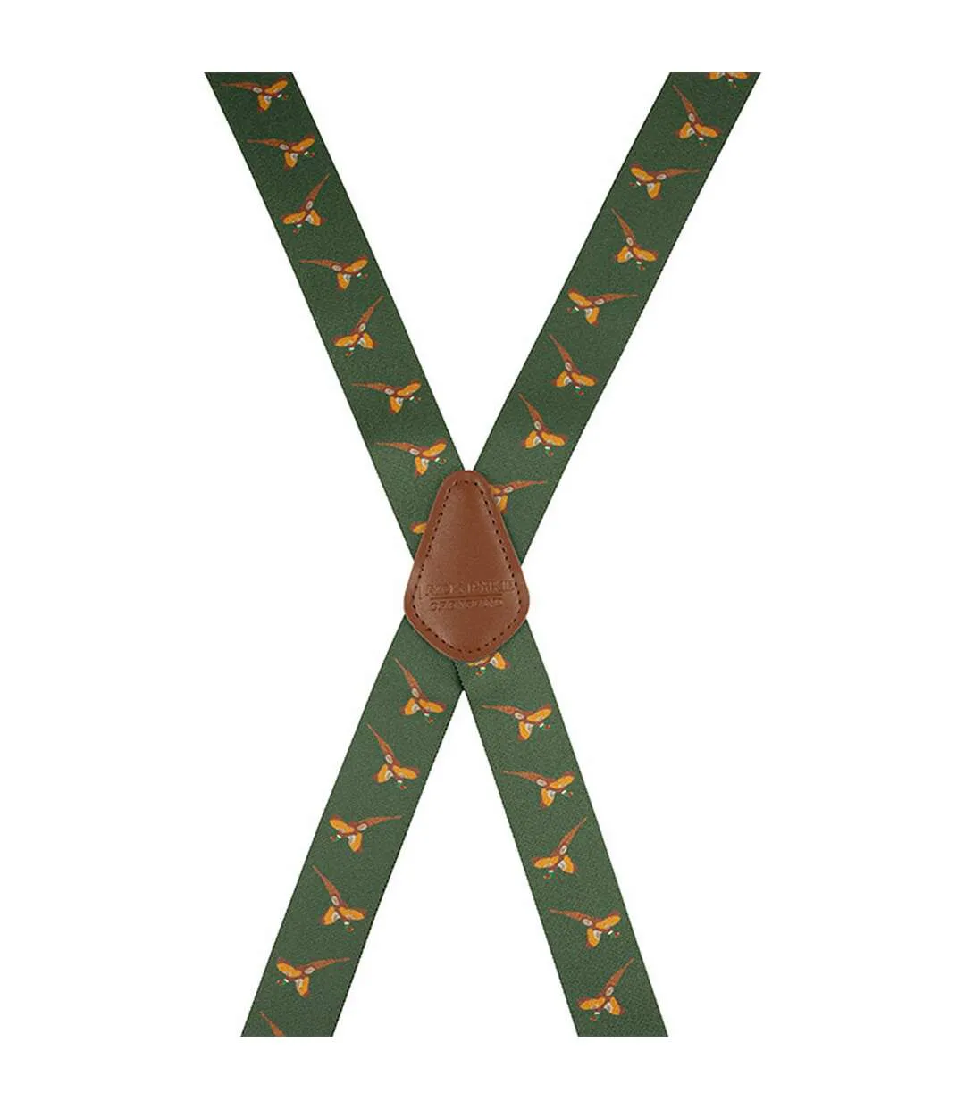 Bretelles Motif/style Faisan Taille Unique Vert Marron Jack Pyke-4