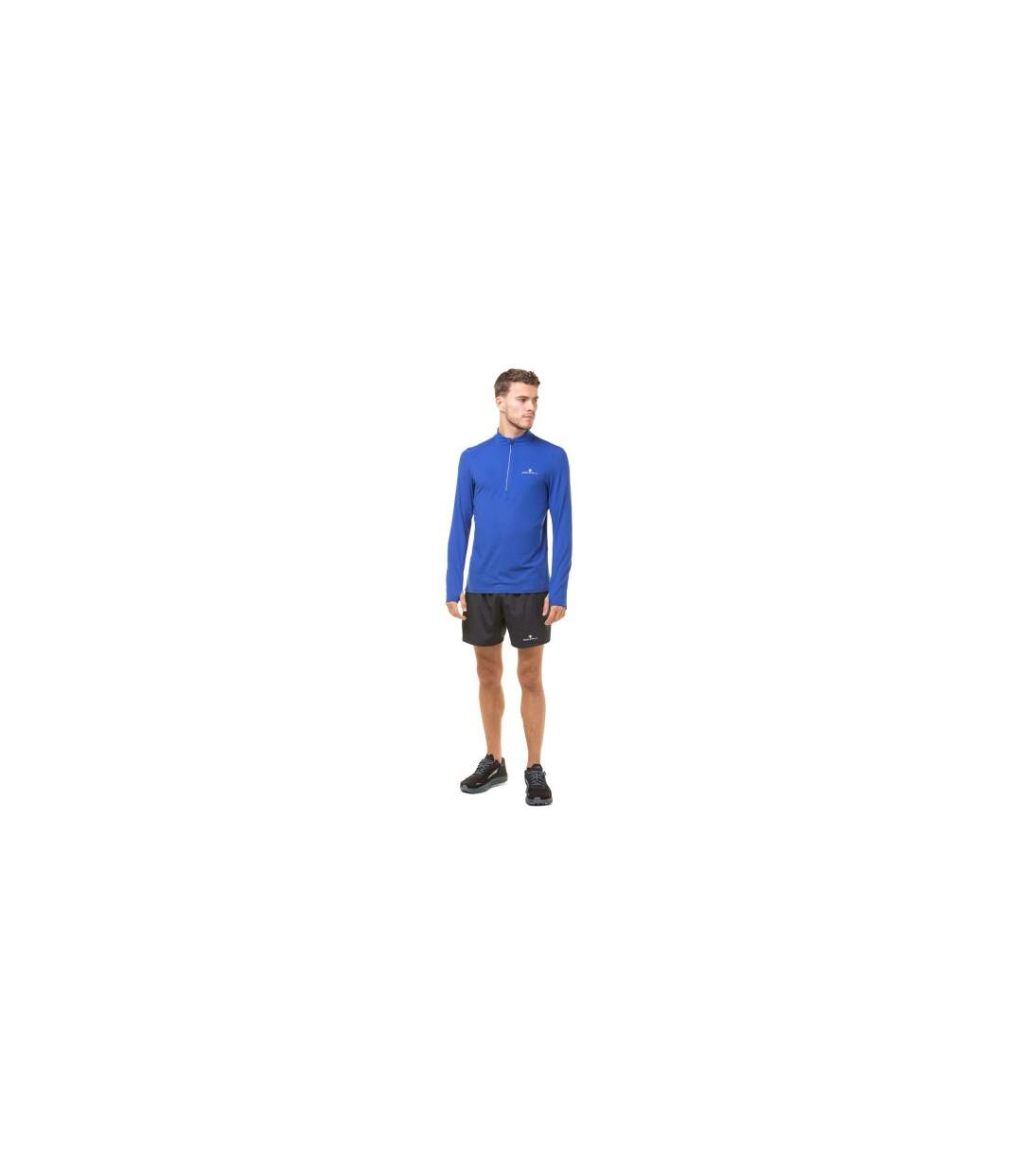 Mens Core Half Zip Thermal Top Cobalt Blue Ronhill-2