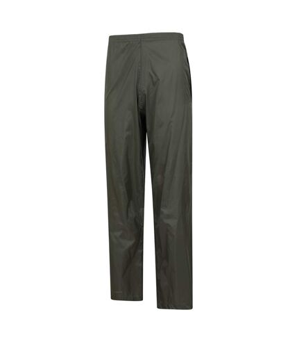 Mountain Warehouse Mens Pakka Waterproof Over Trousers (Khaki Green) - UTMW128