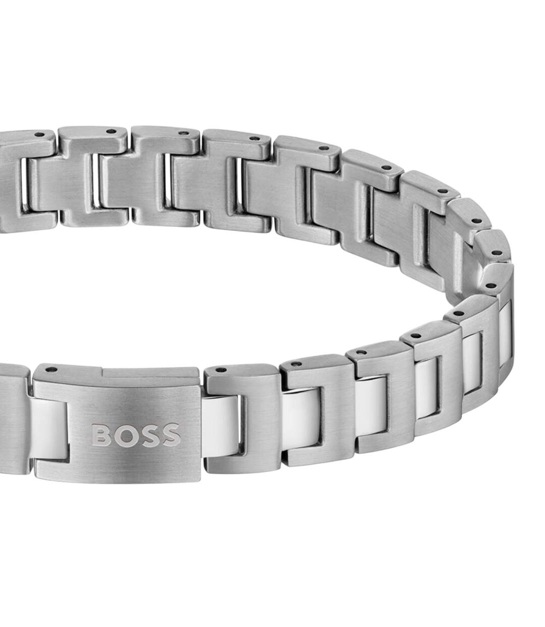 Candor Polished Double Bars Necklace One Size Silver Boss-3