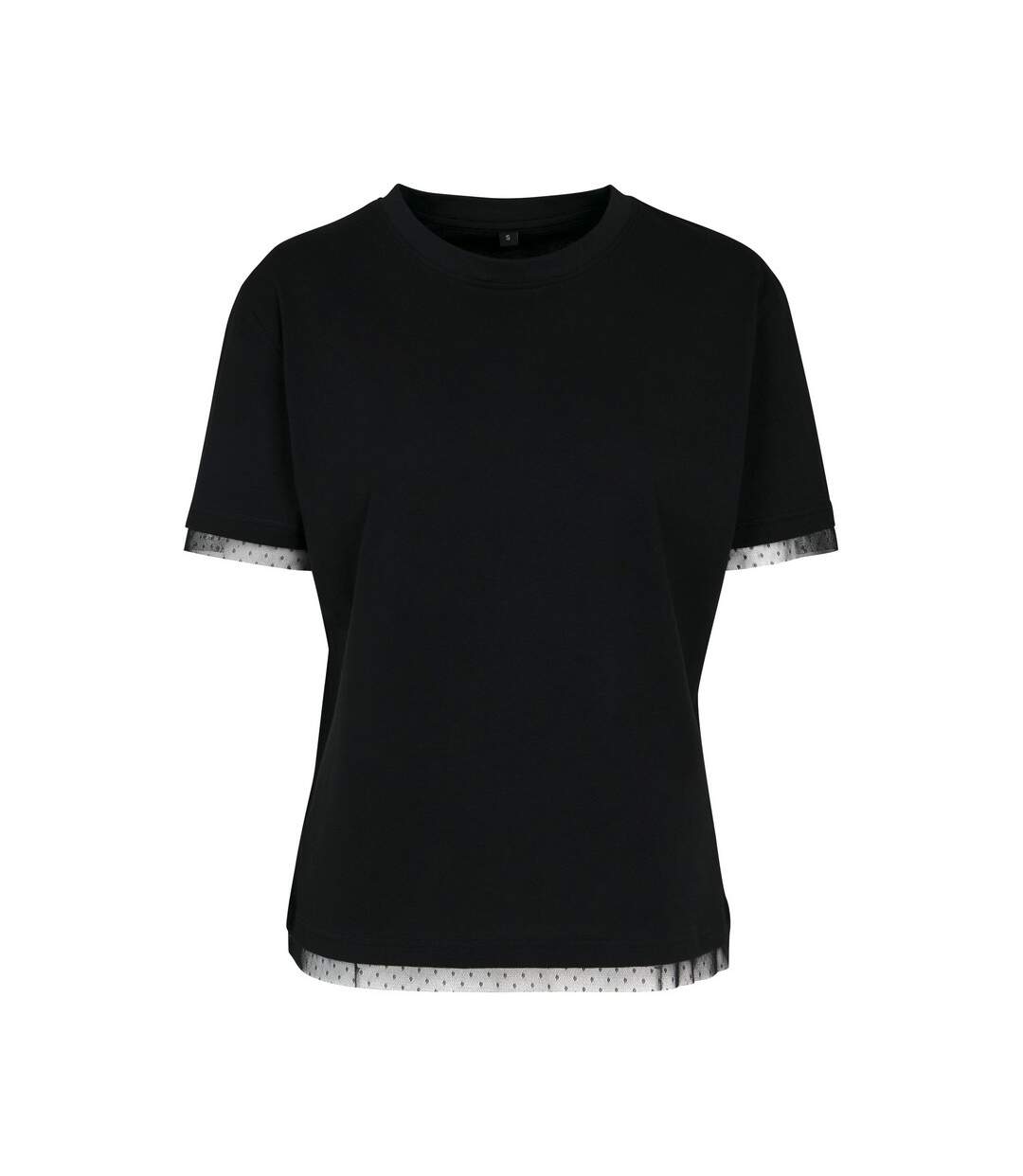T-shirt Femme Noir Build Your Brand-1