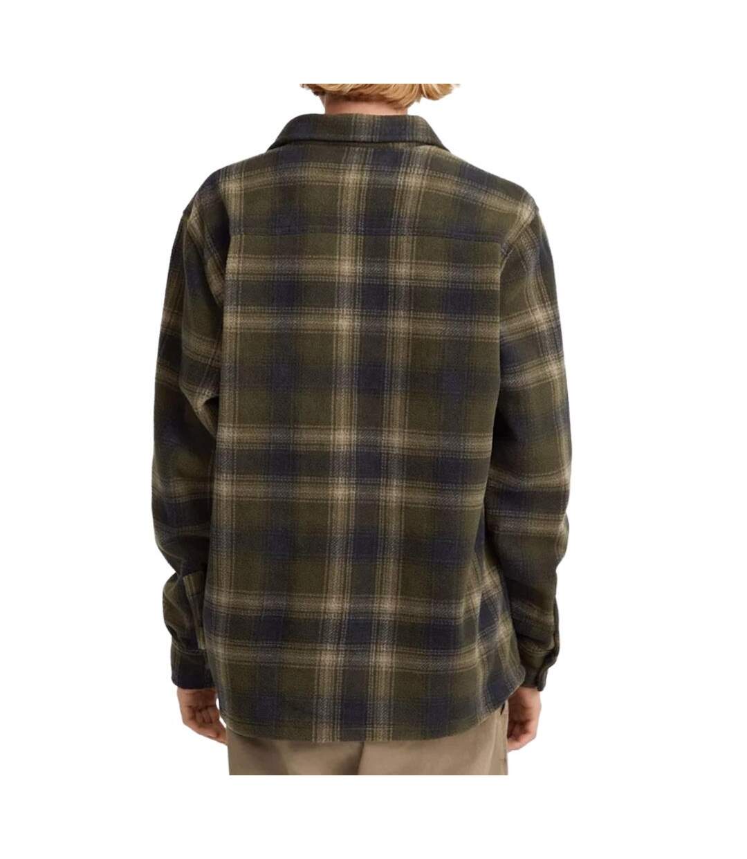 Surchemise kaki/verte à motifs homme o'neill superfleece-2