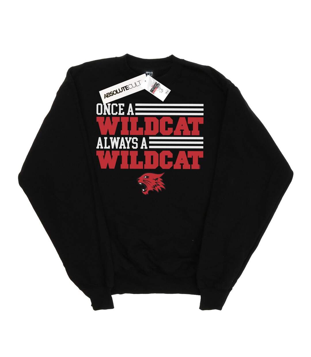 Disney Pull-over High School Musical The Musical Once A Wildcat - Femmes/Dames (Noir) - UTBI21709-1