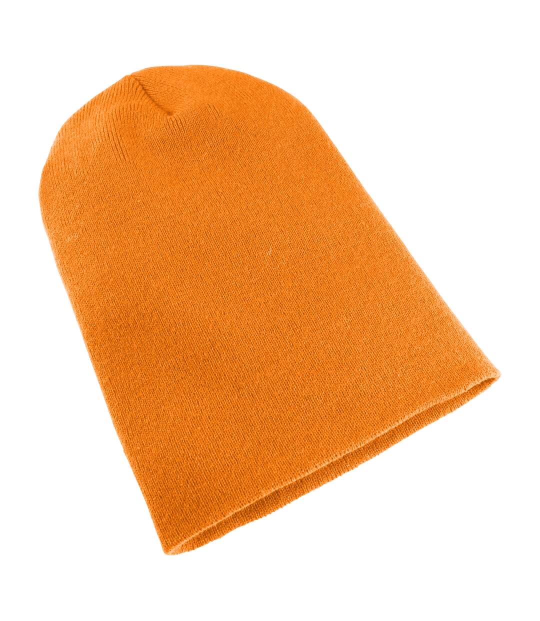 Bonnet épais long adulte unisexe orange vif Yupoong