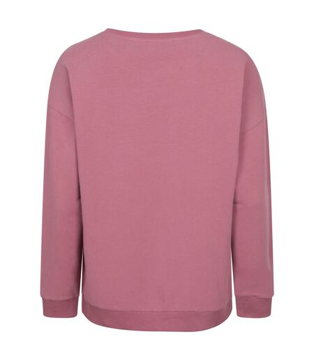 Womens/ladies Pentle Lightweight Sweatshirt Pink Mountain Warehouse