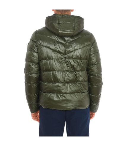 Reversible padded jacket with hood AMF21273 man