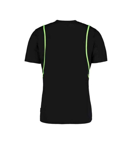 Kustom Kit Mens Gamegear Cooltex T-Shirt (Black/Lime)