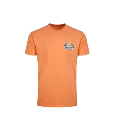 Mens land and sea graphic back print t-shirt pumpkin Weird Fish