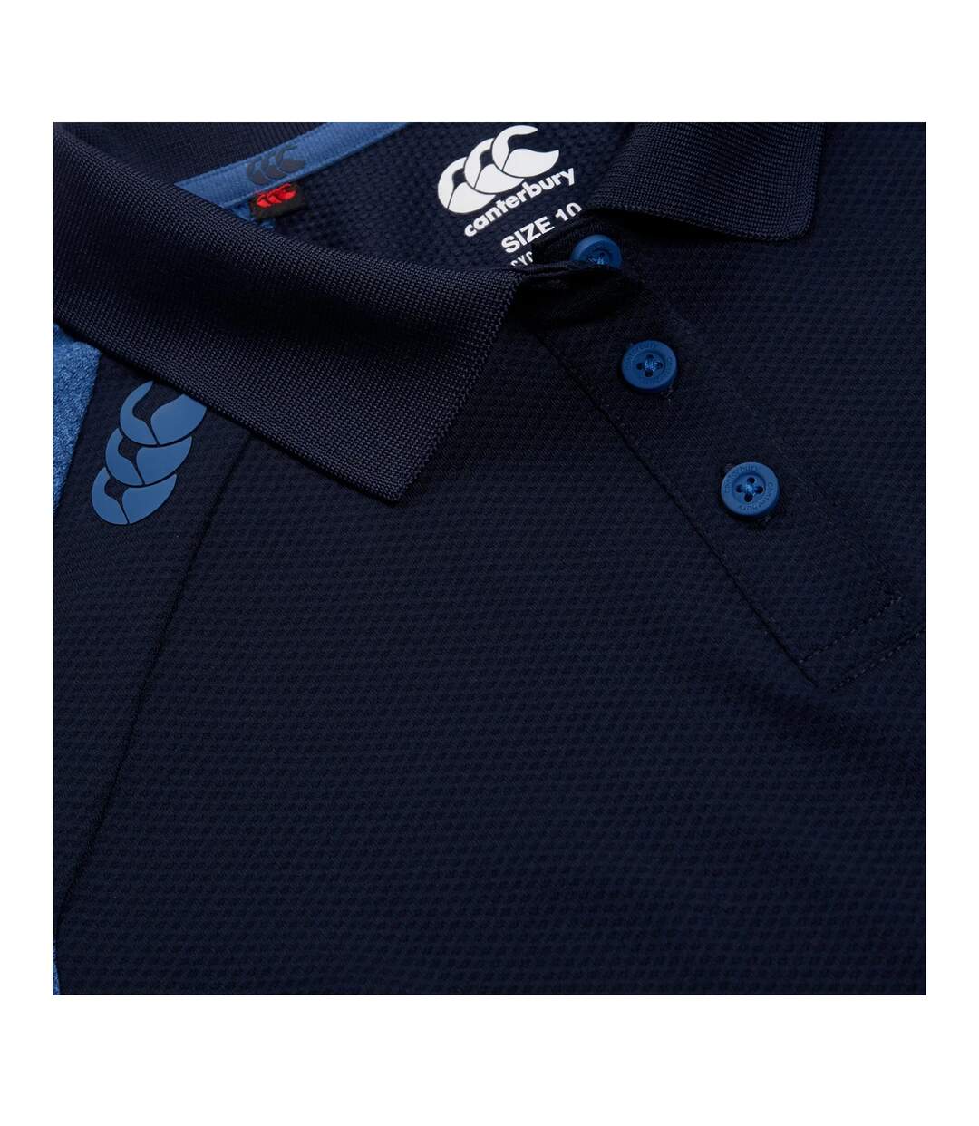 Womens/ladies Elite Polo Shirt Navy True Navy Marl Canterbury-3