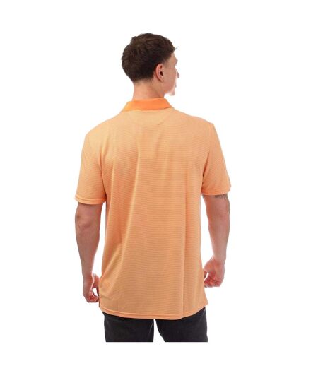 Polo Manches Courtes Motif/style Micro-rayures Homme Orange À Rayures Lyle & Scott
