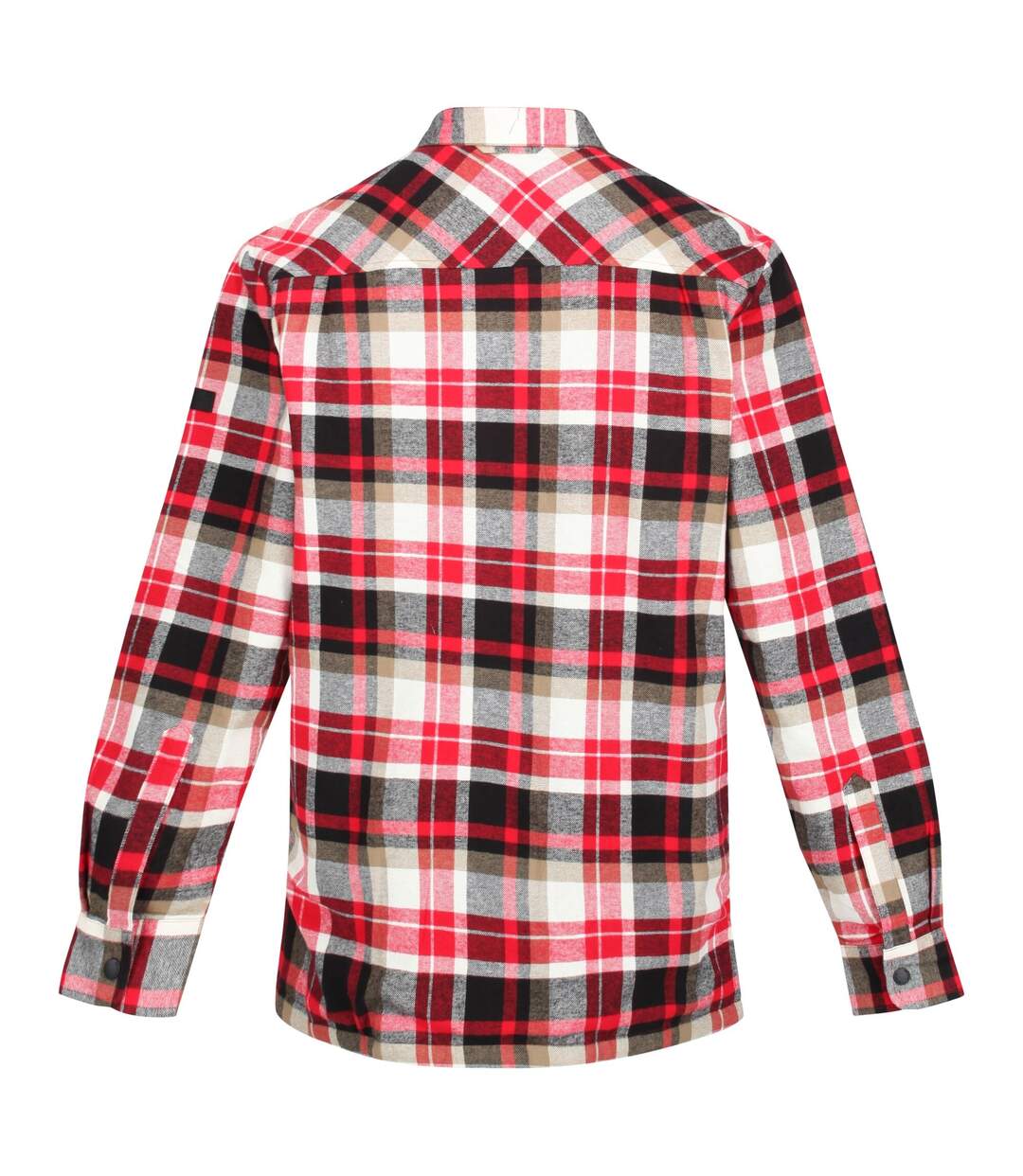 Regatta Mens Thamos Checked Long-Sleeved Shirt (Classic Red)