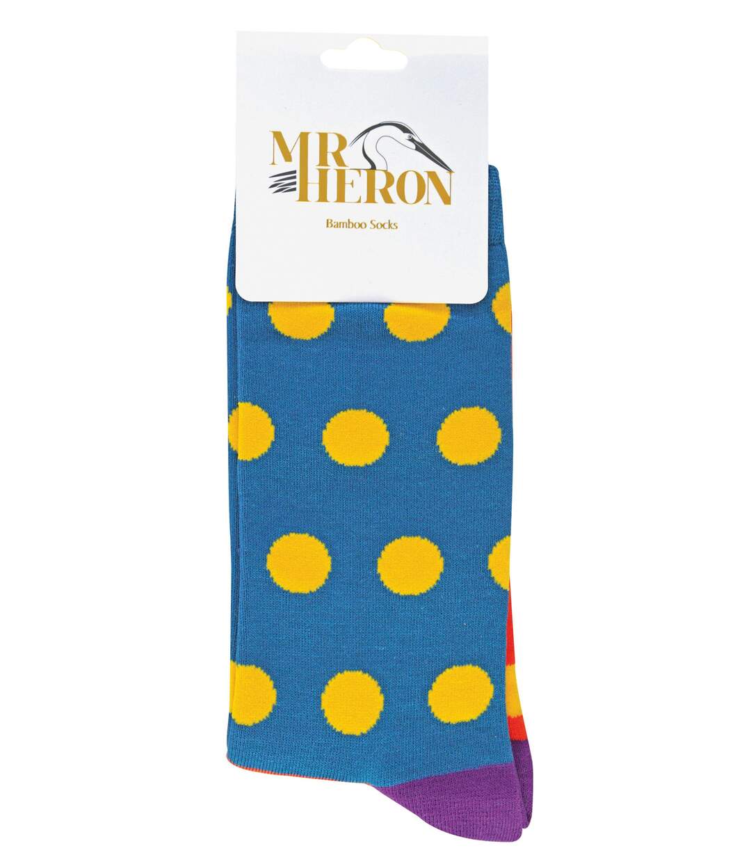 Mr. Heron - Chaussettes Hommes Fantaisie Rayées | Chaussettes Doux Respirant-2