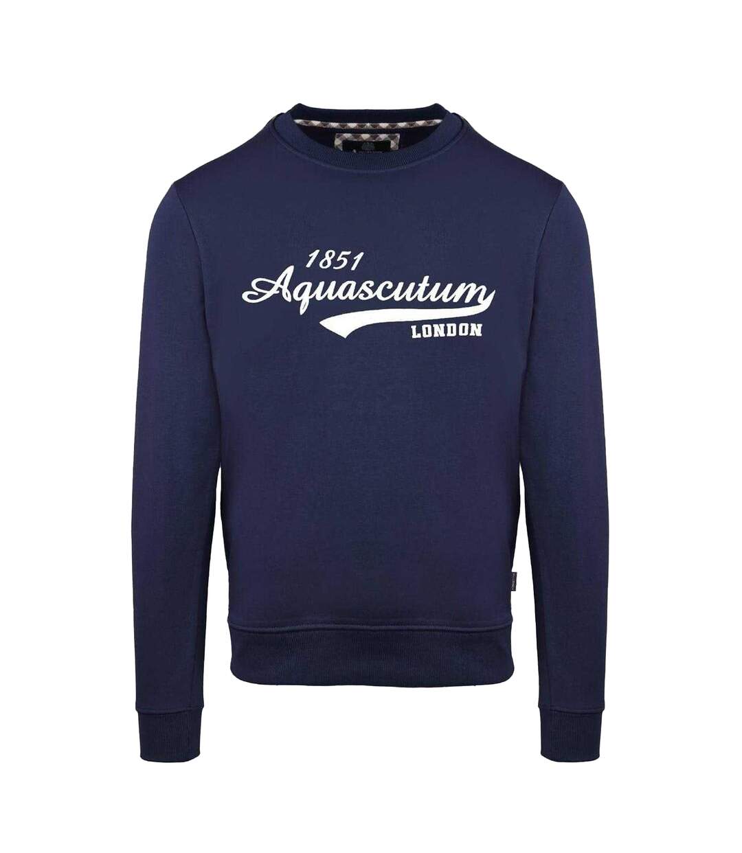 Sweat Motif/style Logo Homme Bleu Marine Aquascutum-1