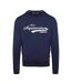 Sweat Motif/style Logo Homme Bleu Marine Aquascutum-1