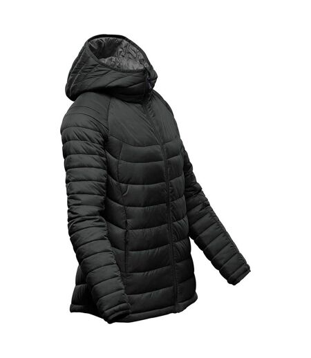 Womens/ladies stavanger thermal padded jacket black/graphite Stormtech