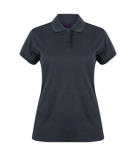 Henbury Womens/Ladies Coolplus® Fitted Polo Shirt (Sapphire Blue) - UTRW636