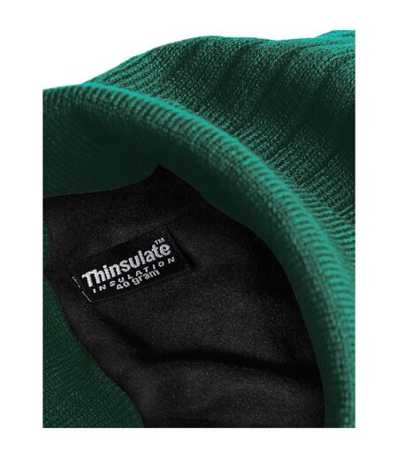 Bonnet Unisexe En Thinsulate Pour Adultes Vert Bouteille Beechfield