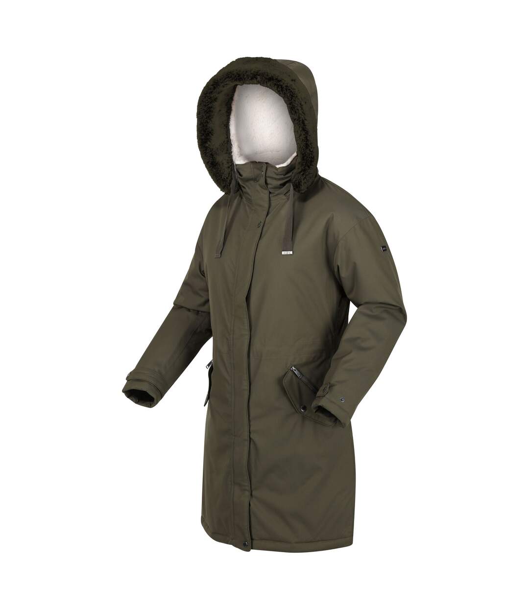 Veste imperméable samaria femme kaki foncé Regatta-3