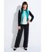 Pull chaud col rond jacquard graphique-3