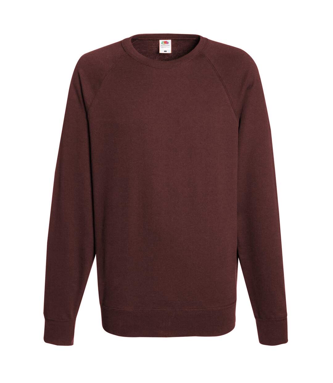 Sweatshirt léger homme bordeaux Fruit of the Loom-1