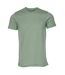 Canvas T-shirt Jersey Hommes Vert De Gris Bella + Canvas-2