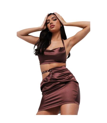 Haut Court Femme Marron Missy Empire
