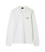Mens Embroidered Logo Cotton Long-sleeved Polo Shirt White Paul Smith-2
