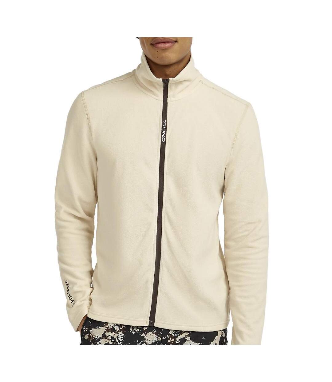 Polaire zippée écru homme o'neill polartec-1