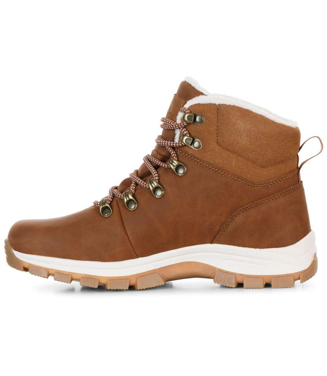Womens/ladies Blair Walking Boots Light Brown Trespass-4